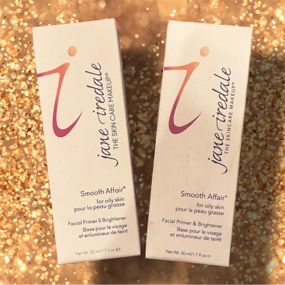 { SALE! } JANE IREDALE SMOOTH AFFAIR FACIAL PRIMER & BRIGHTENER- 2 BOTTLES